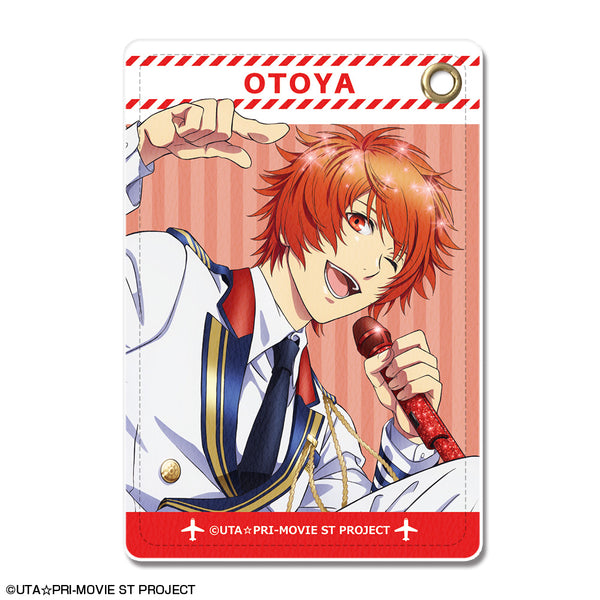 『劇場版 うたの☆プリンスさまっ♪ マジLOVEスターリッシュツアーズ』レザーパスケース デザイン01(一十木音也)